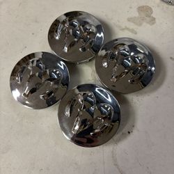 Dodge Ram 1500 Chrome Wheel Center Hub Caps 63 mm 2.5" - Set of 4
