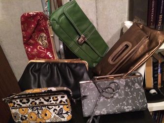 $10 EACH WRISTLETS & CLUTCH PURSES