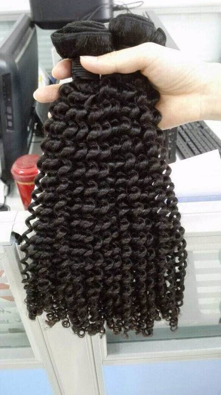3 bundles of beautiful kinky curly (14", 16", 18")
