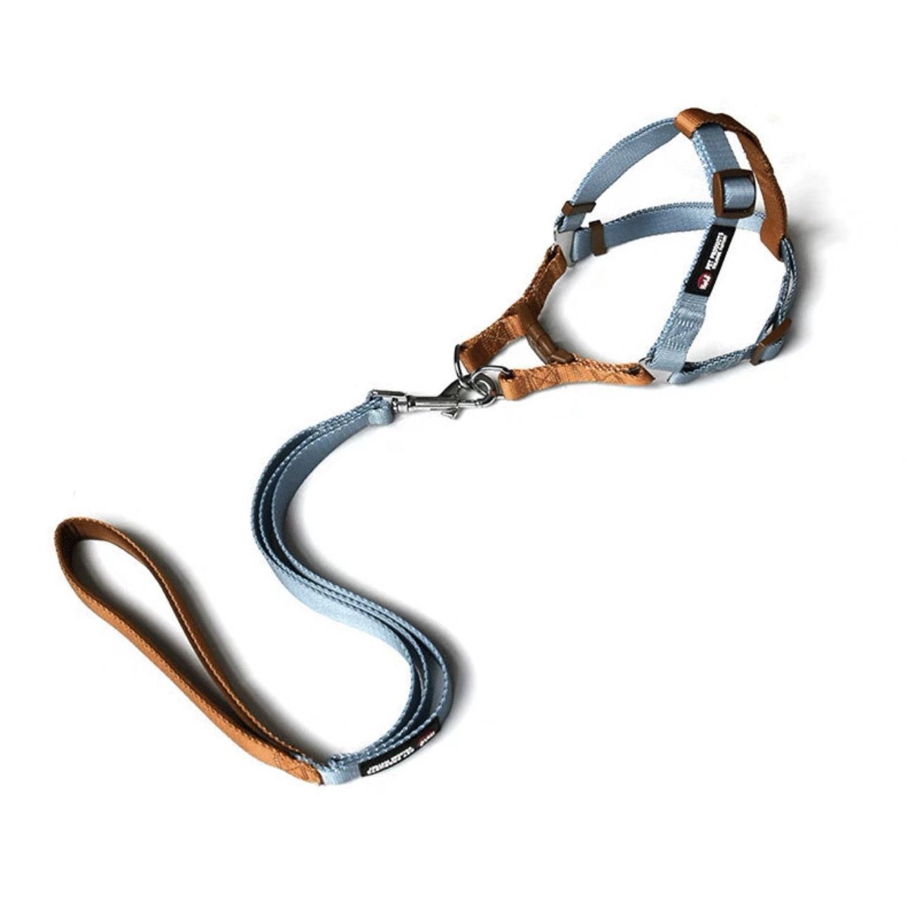 Brand New Dog Harnes Dog Leash Blue/Brown For Chest 45-60CM