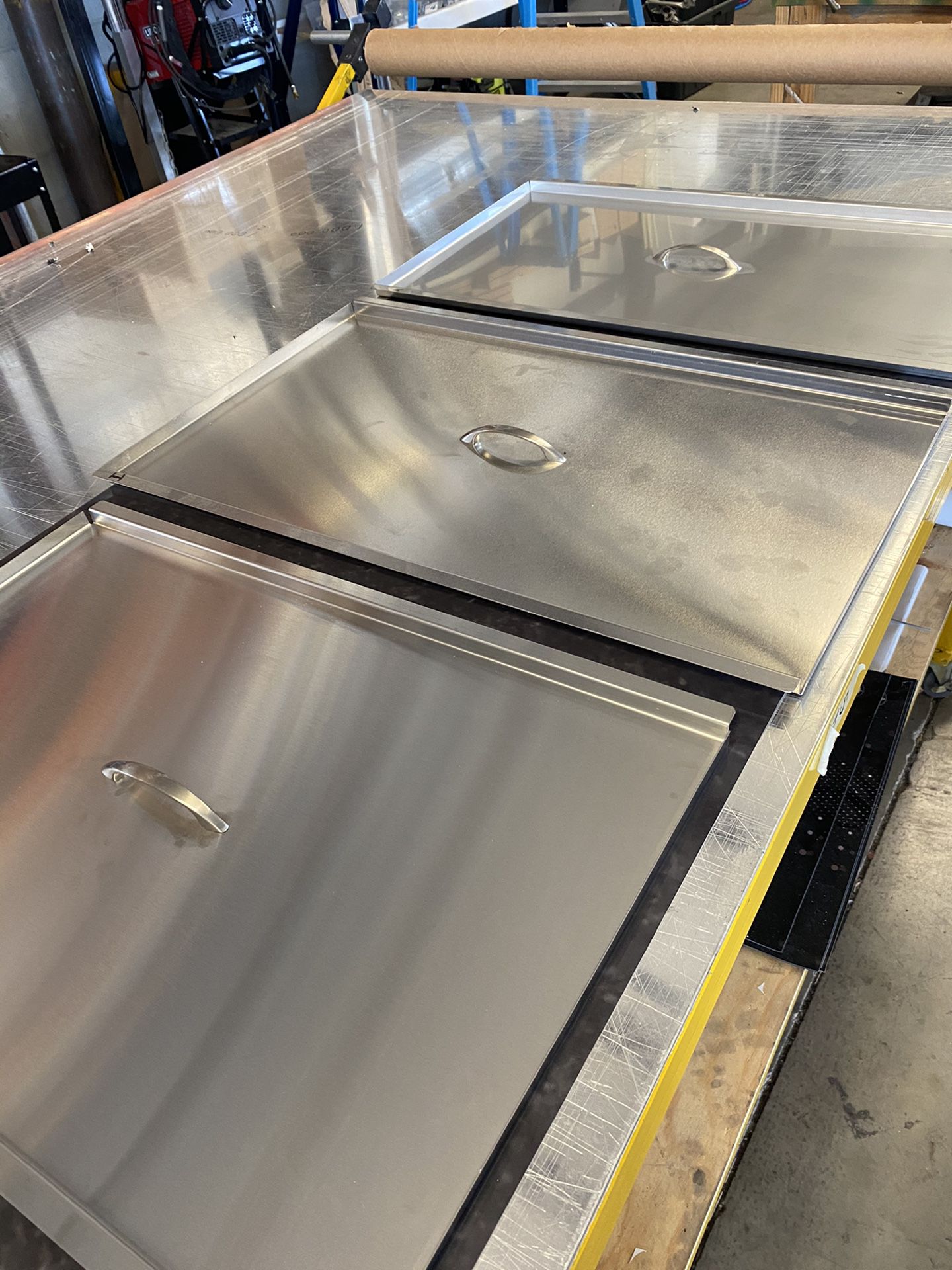 Fryer covers stainless steel