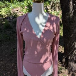 Express Pink Medium Bodysuit 