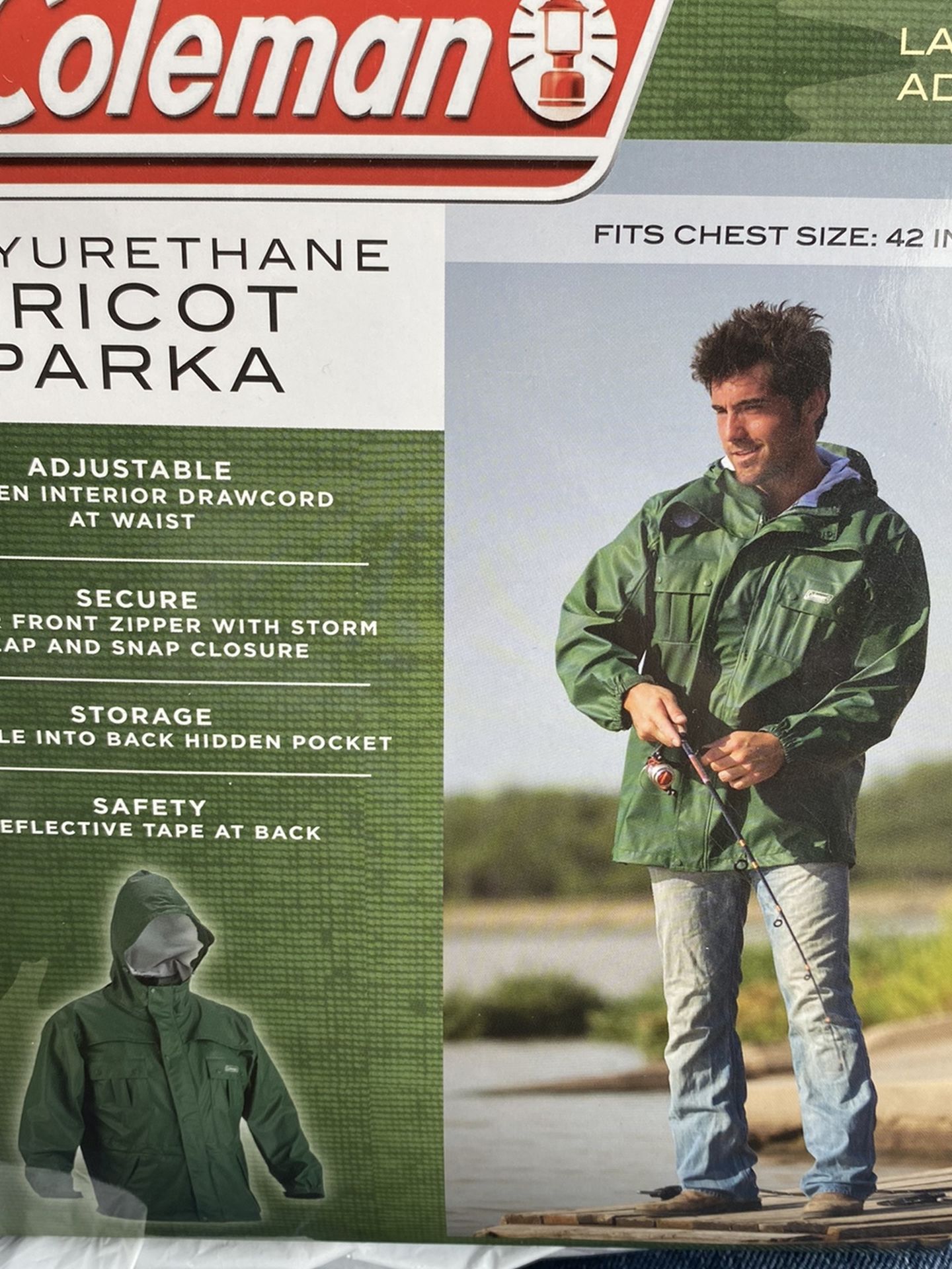 Large Men’s Rain Jacket NEW