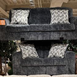 Lonoke Parchment Sofa And Loveseat
Ashley Furniture