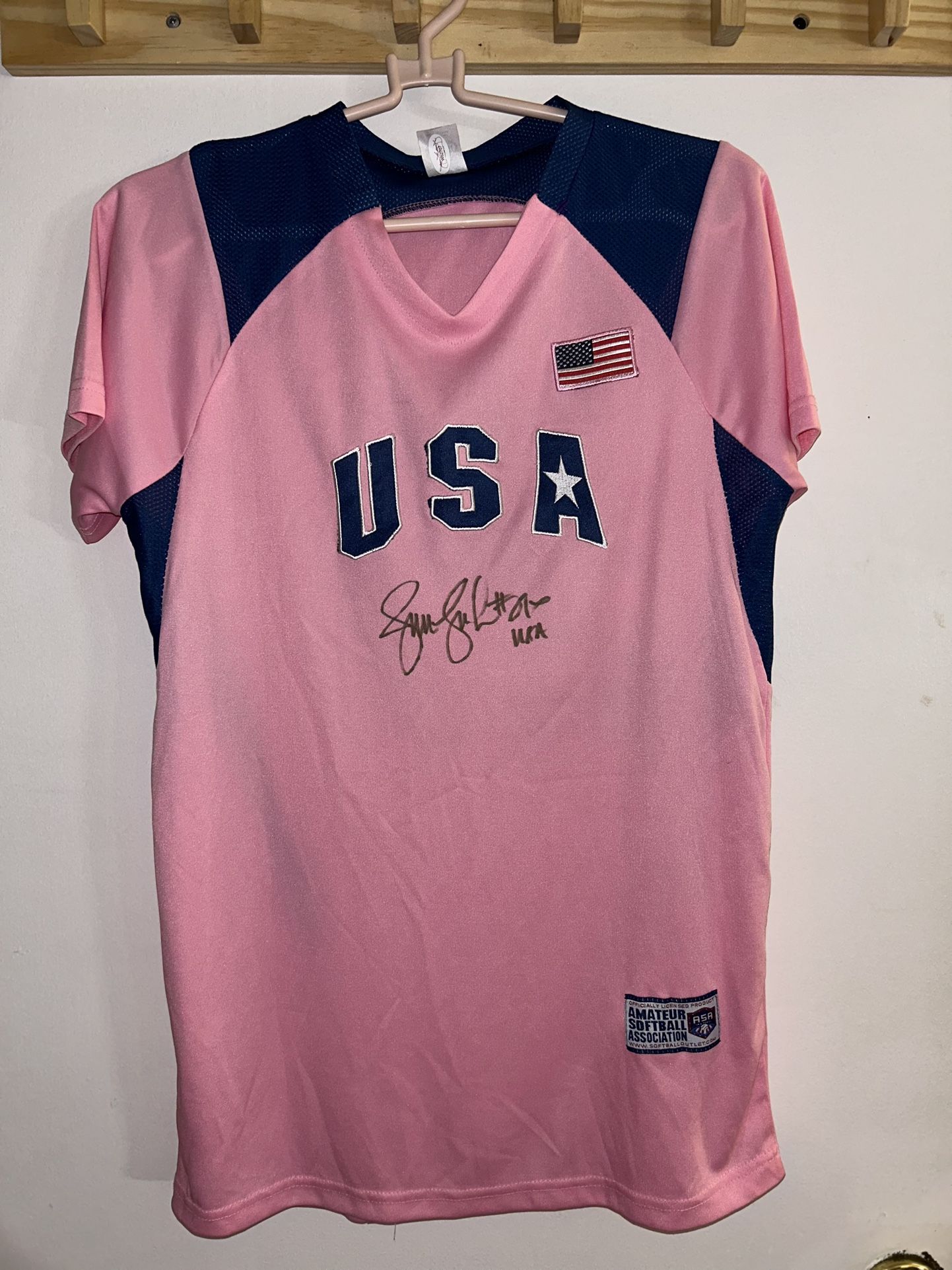 Jennie Finch Jersey AUTO SIGNED Autograph PSA/DNA Softball COA USA Olympic ASA