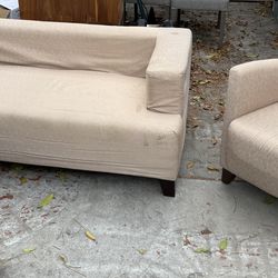 Sofa set with chair