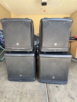 (4) MACKIE DJ O GRUPO COMPLETO GOOD CONDITION