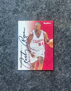 1996-97 Skybox Basketball - Rodney Rogers - Autographics Autograph SP Card