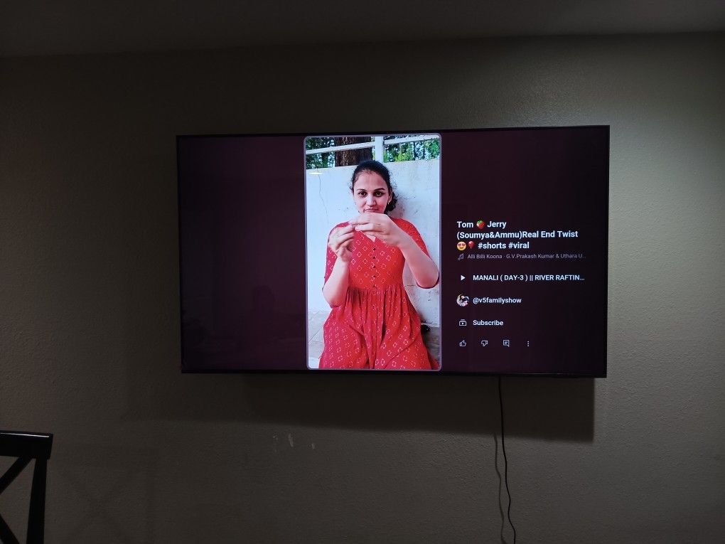New 75-inch Samsung smart TV