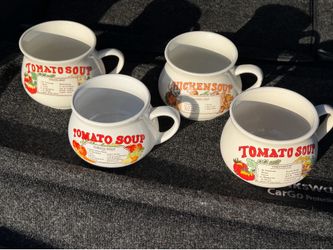 Soup recipe cups x4