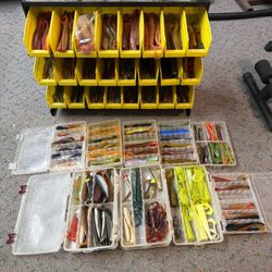 Huge Rock Cod / Lingcod Soft Plastic Lot – Hundreds of Swimbaits