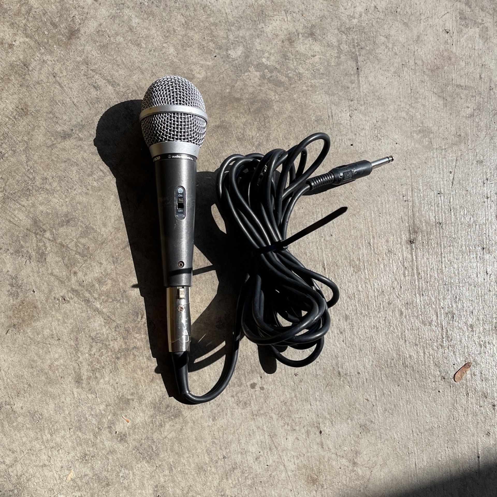 Audio Technica ATR-30 Dynamic Cardioid Microphone Low Impedance EXC
