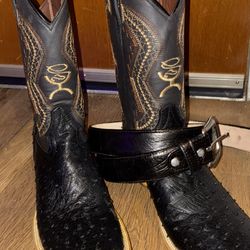 Ostrich Boots Botas De Avestruz 