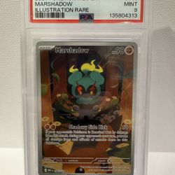 Pokemon PSA 9 Marshadow #146 Mega Evolution Illustration Rare 