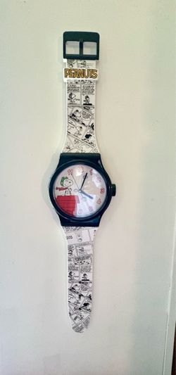 Snoopy Wristwatch Wall Clock