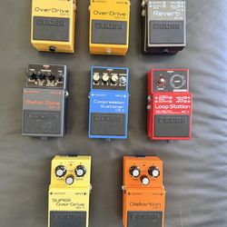 Boss Guitar Pedal Effect (sells per unit or bundle/set)
