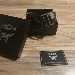 Black MCM Belt