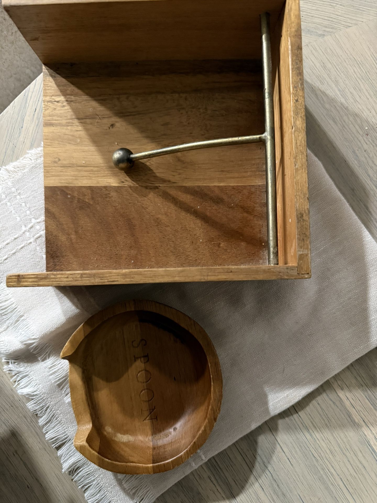 Threshold Napkin Holder And Spoon