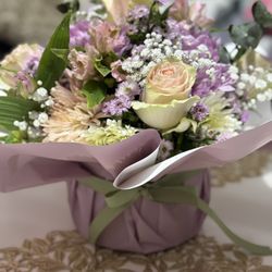 Fresh Flowers Arrangement #centerpiece# Natural #