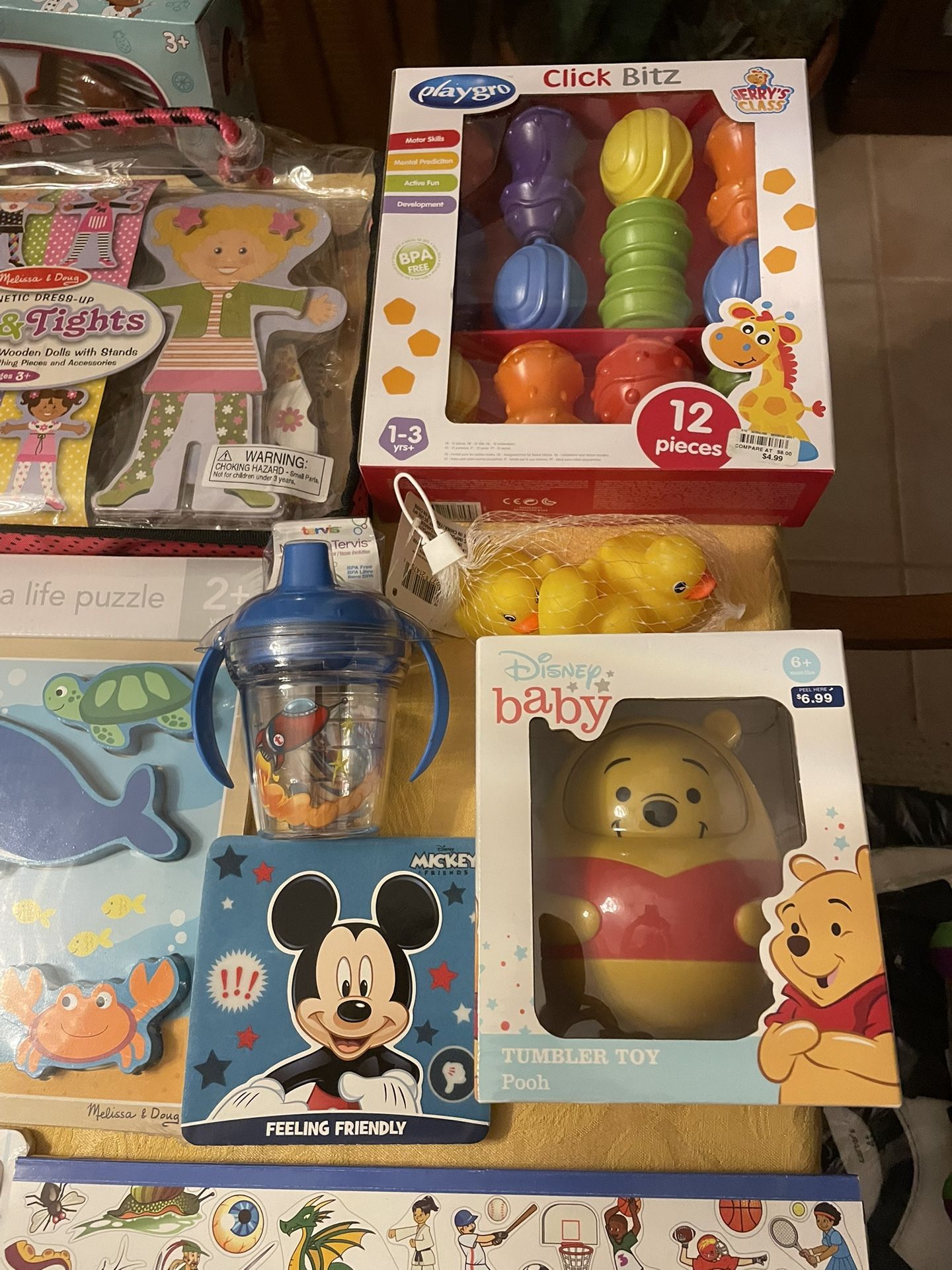 Baby toys And Tervis Cup