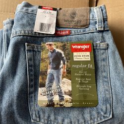 Wrangler Regular Fit 34x29 Jeans