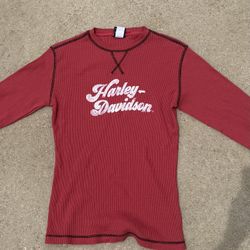 Harley Davidson Long Sleeve XL - Red 