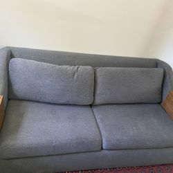 Crate and Barrel sleeper sofa 