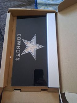Dallas COWBOYS Glass SIGN 