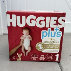 Huggies Little Snugglers Size 1 Jumbo Box