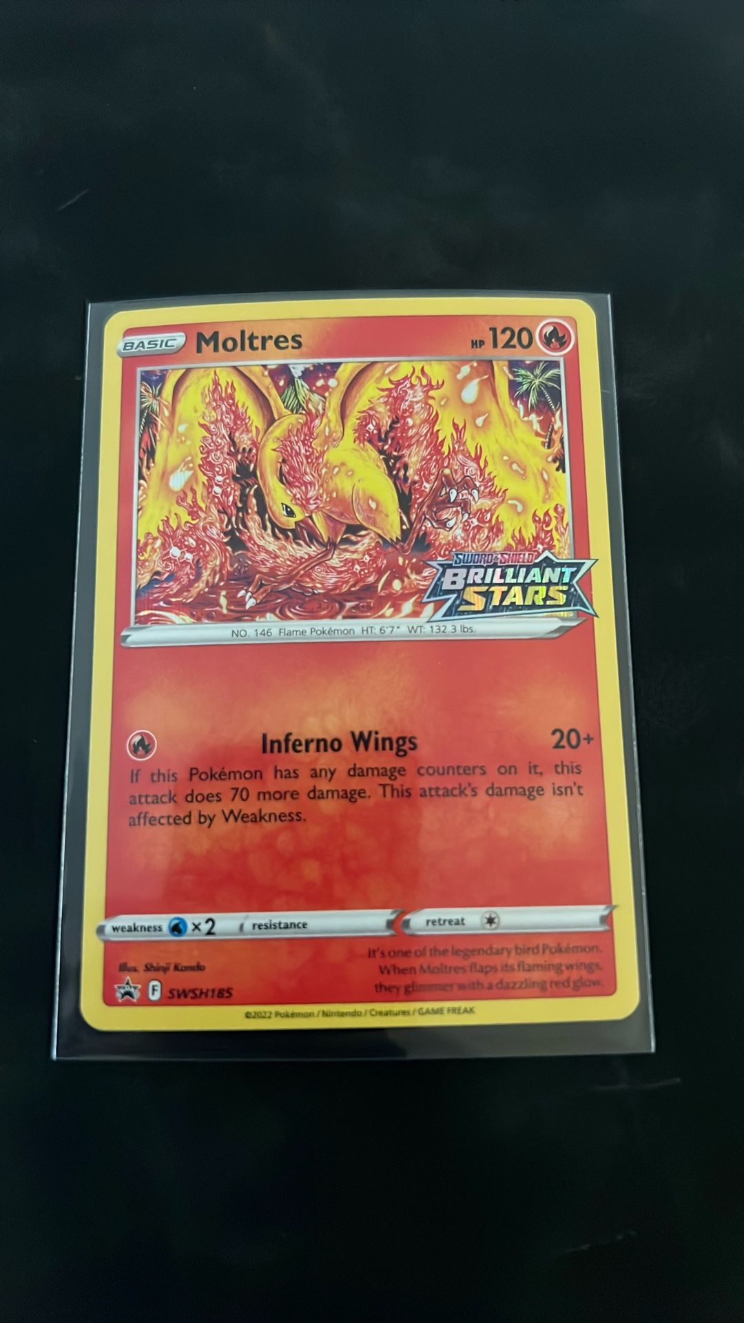 Moltres Brilliant Stars Promo