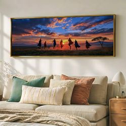 Maasai Jumping Dance Canvas