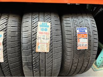 Single used tires 275/45/20 each $80
