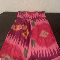 American Eagle floral pink and purple stretch tube dress size 4