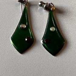 Preowned Vintage Earrings For Christmas 