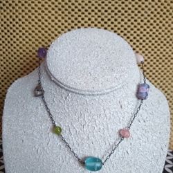Sterling Silver asymptomatic chain necklace