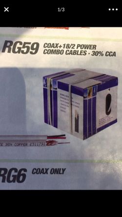 RG59 COAX 18/2 POWER COMBO CABLE