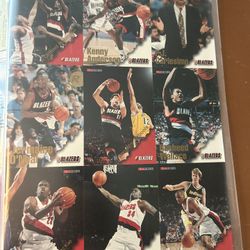 1995/1996 Portland Trail Blazers Team Cards