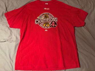 Boston Red Sox MLB 2007 World Series Champions AAA Red Shirt; Men’s 2XL