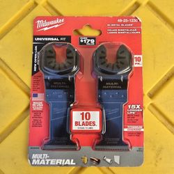 Milwaukee
1-3/8 in. Titanium Bi-Metal Universal Fit Wood and Metal Cutting Multi-Tool Oscillating Blade (10-Pack)