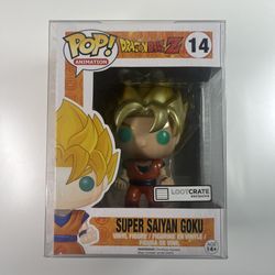 Funko Pop Animation Dragonball Z - Super Saiyan Goku #14 - Loot Crate Exclusive