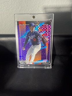 Yoshinobu Yamamoto Topps Finest Baseball Card numbered