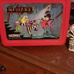1989 Thermos Beetlejuice Lunch Box