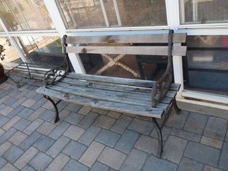Park bench -  wrought iron