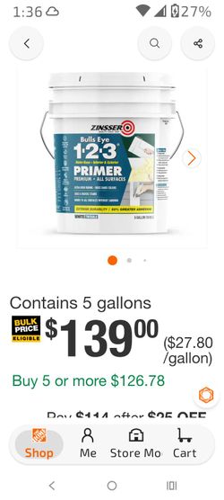 House shower and paint primer materials brand new