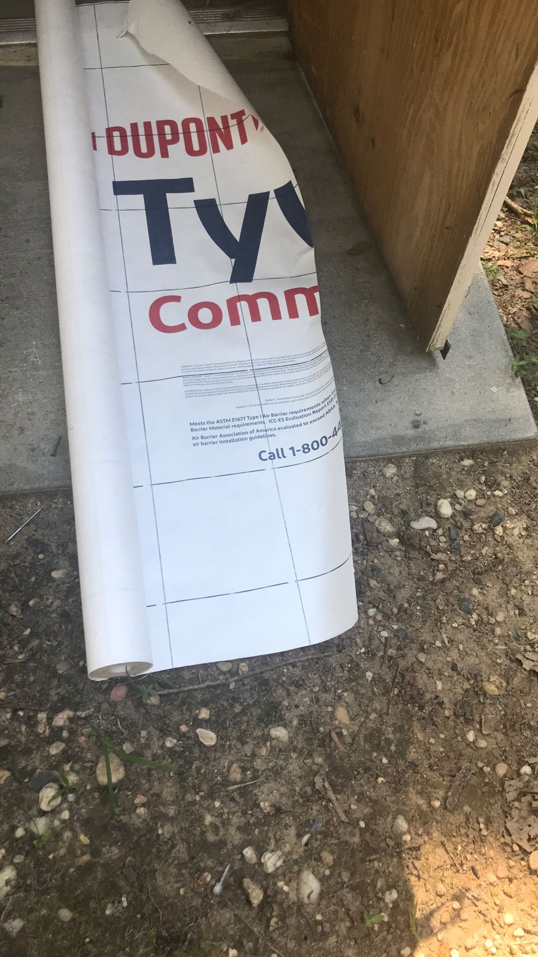 Tyvek Paper For Exterior 6 X 100 Ft New
