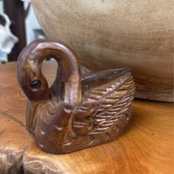 Swan Decor Wood