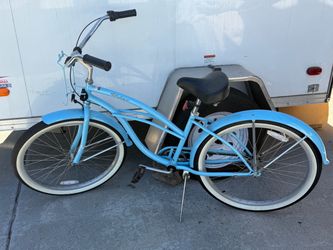 Baby Blue Beach Cruiser Bicycle