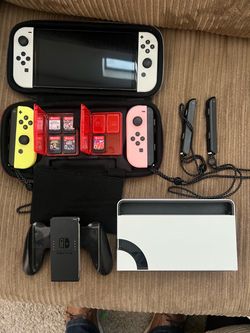 Nintendo Switch OLED Bundle with Games and Accessories