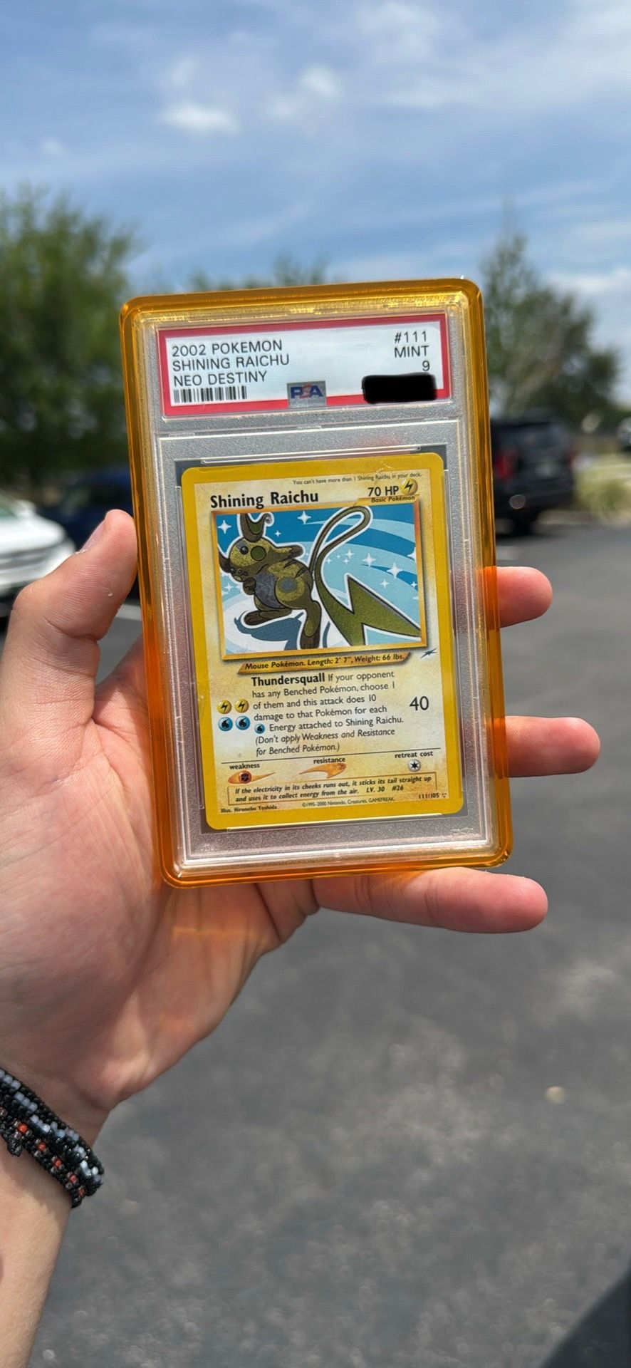 Shining Raichu Neo destiny PSA9