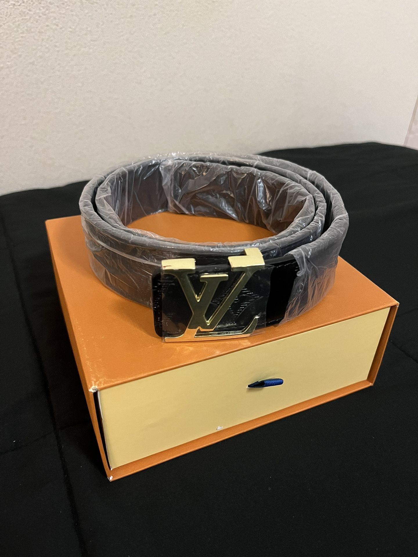 Louis Vuitton Golden Buckle Belt